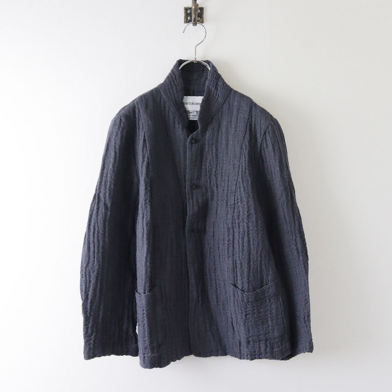 美品 ヴェリテクール Veritecoeur VC-2067 リネンウールコットンシワ  