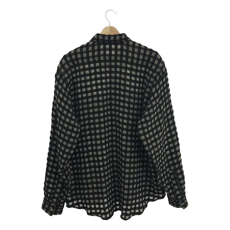 HEUGN / ユーゲン | SHIRT 056 / Bobby Check ウール混シアサッカー 