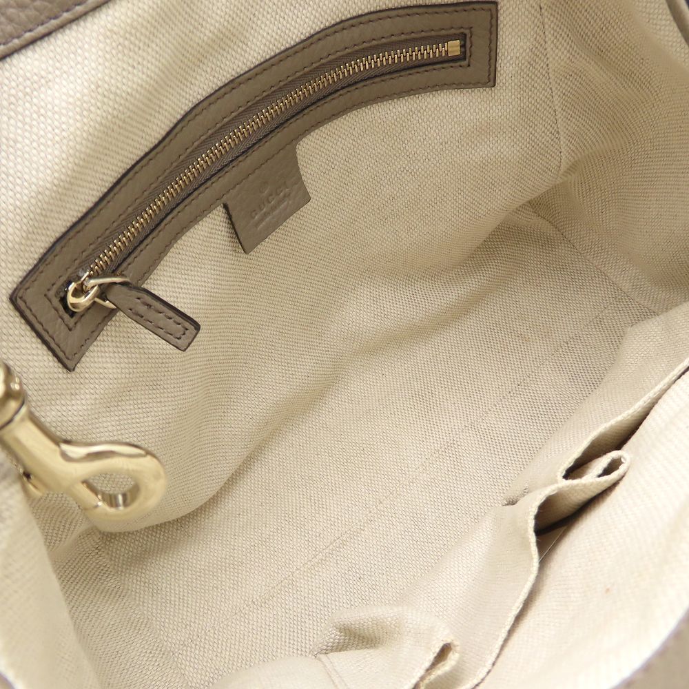 GUCCI グッチ 336751 ハンドバッグ 2Way ソーホー レザー グレージュ  