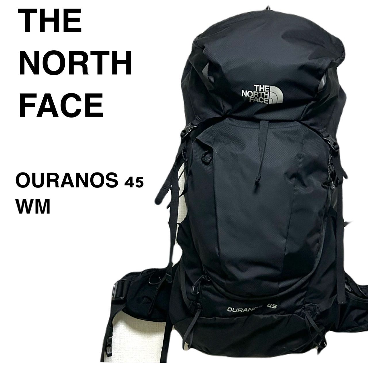 THE NORTH FACE ノースフェイス ウラノス 45 Ouranos WM ブラック 黒 バックパック ザック 登山 旅行 NM62100