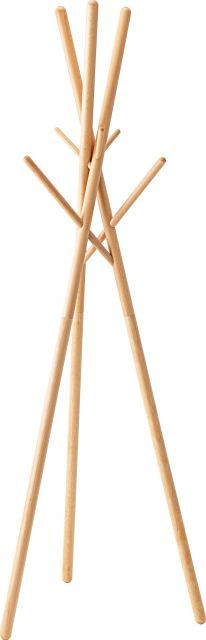 ハンガー W57.5×D57×H174 ナチュラル ポールハンガー ハンガー コートハンガー ハンガーラック 衣服収納 洋服掛け 収納 片付け 収納家具 シンメトリー シンプル 北欧 ブラウン イエロー ブルー ナチュラ