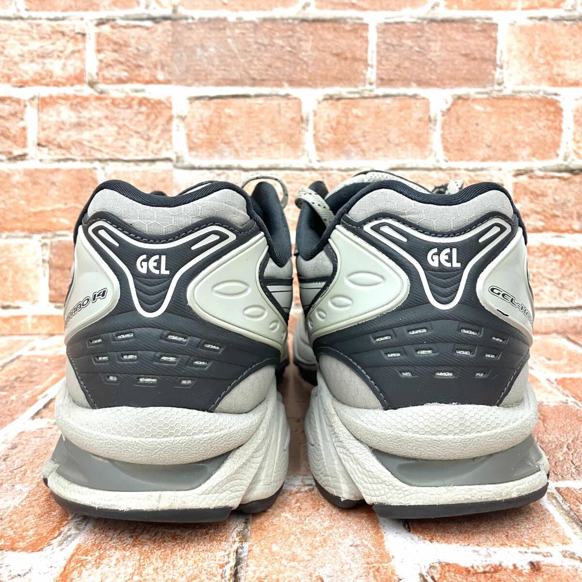 ASICS アシックス GEL-KAYANO 14 スニーカー グレー サイズ26cm
