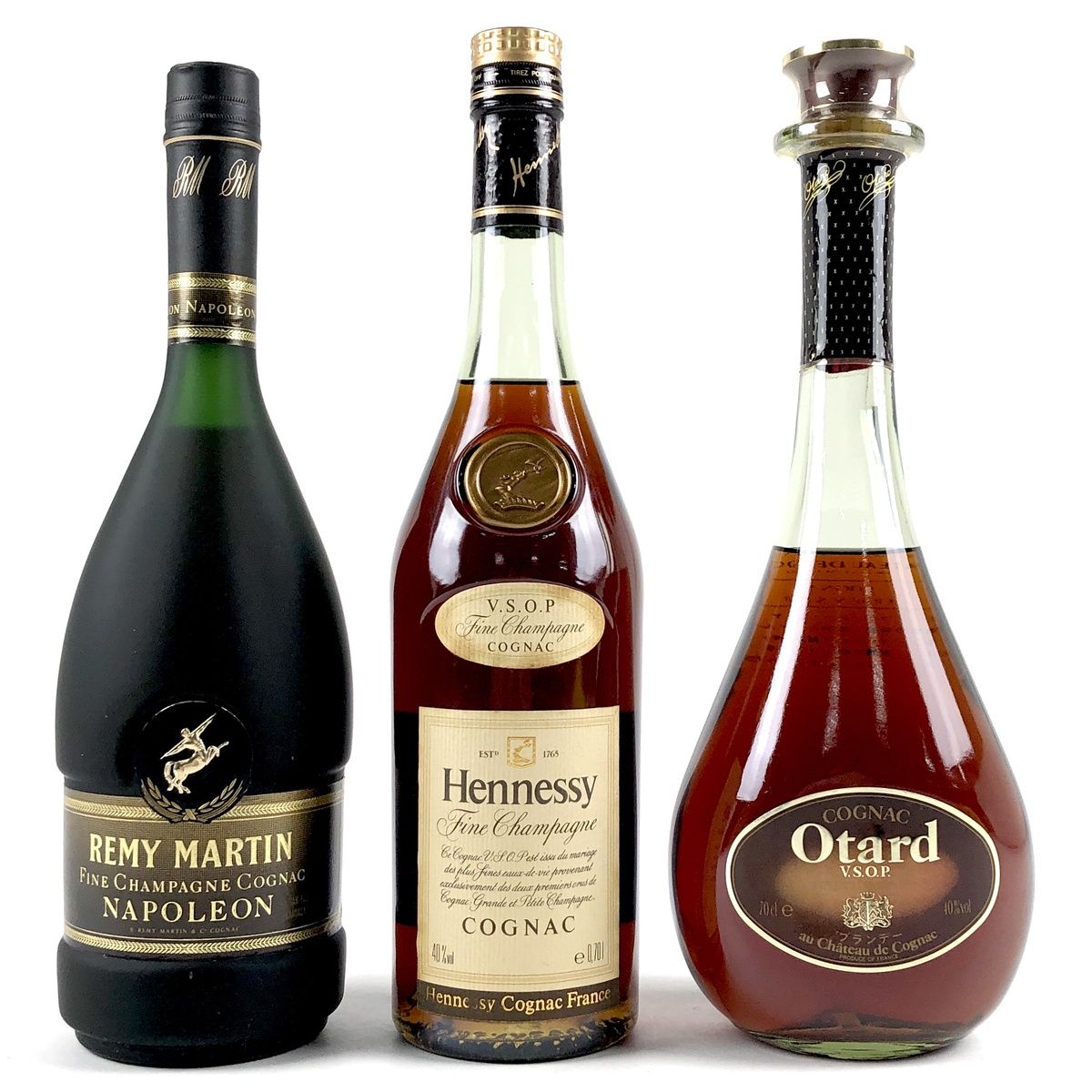 3本 REMY MARTIN Hennessy Otard コニャック 700ml ブランデー セット ...