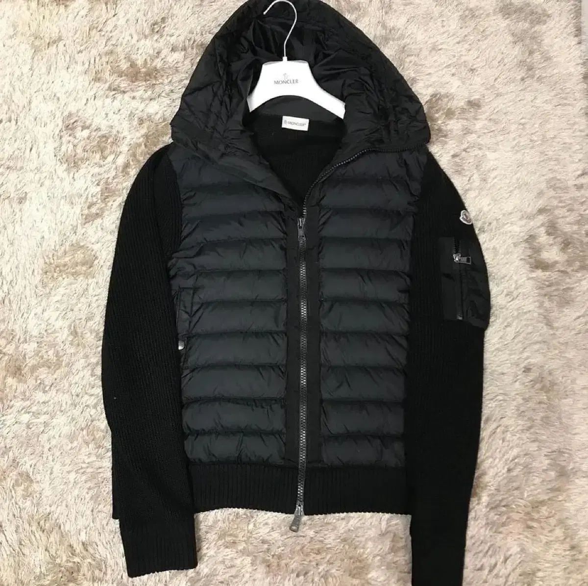 MONCLER(モンクレール) トリコット ニットフードパッド XL