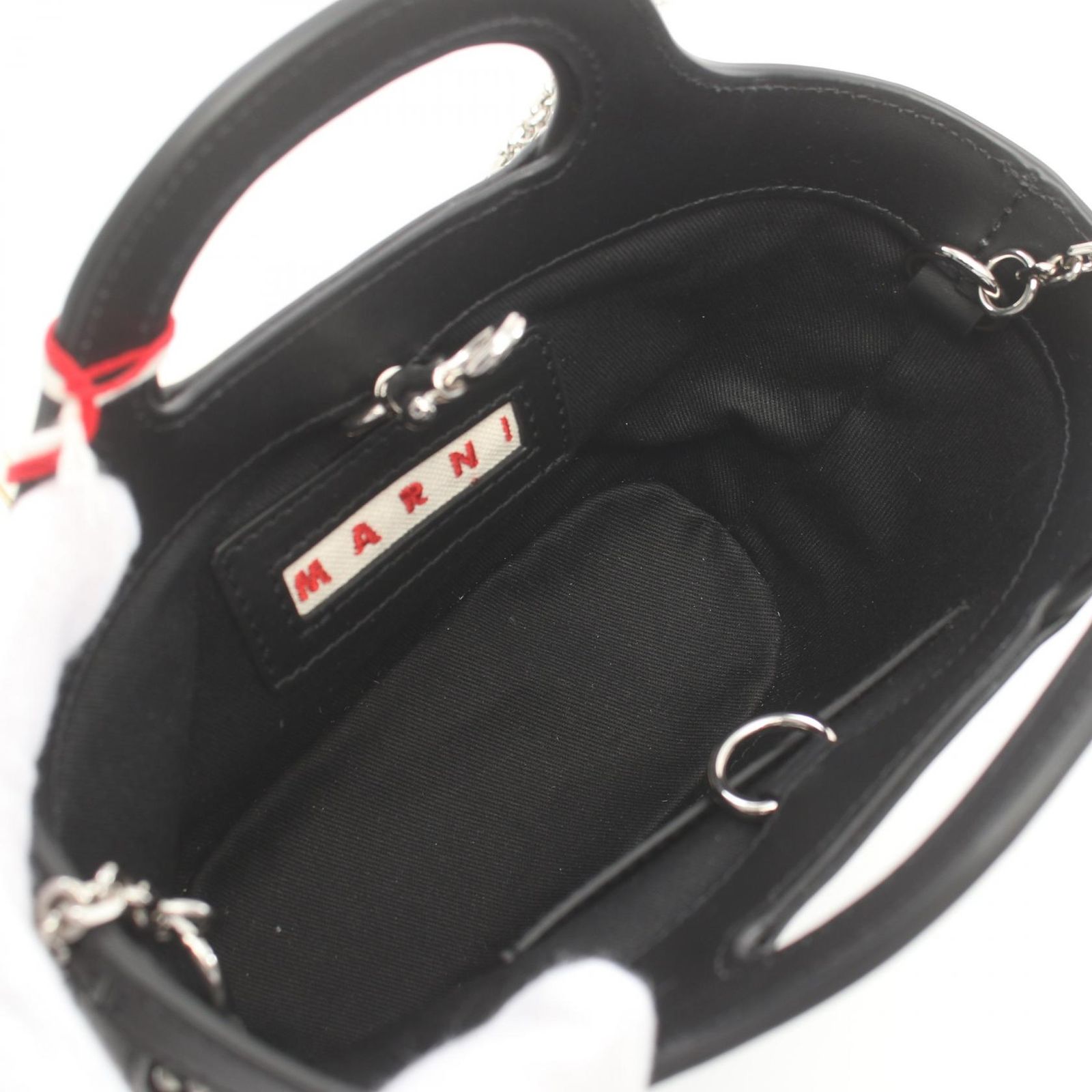 MARNI トロピカリアマイクロ　ブラック トロピカリア バッグ マイクロ ブラック 黒[BMMP0137Q0P645000N99