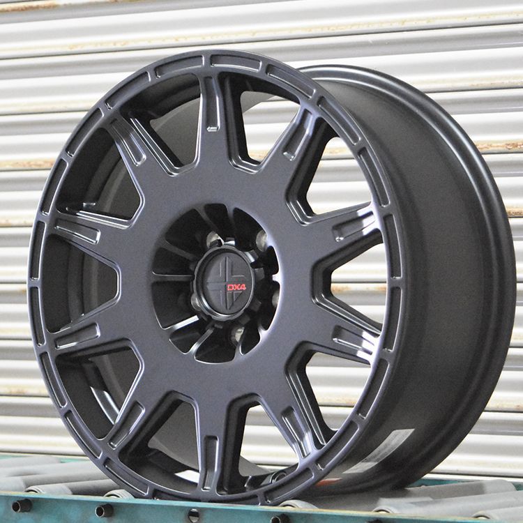 4本セット DX4 WHEELS X-TRAIL 16インチ 7.0J 5/100 +30 マット