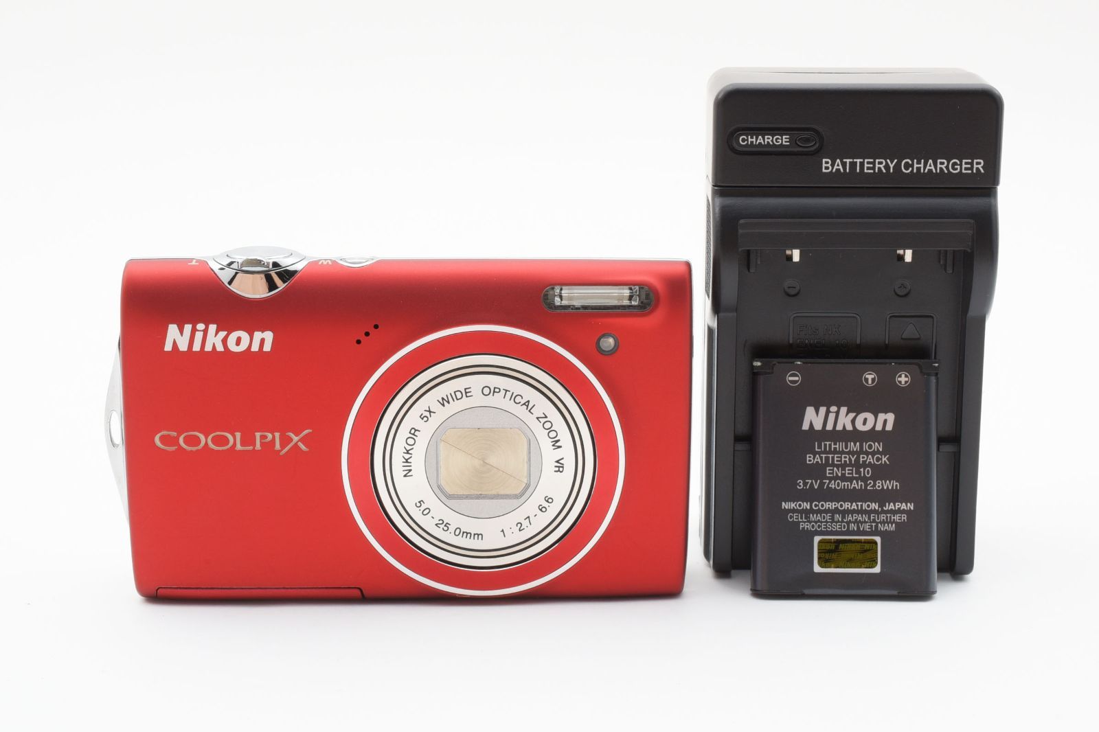 ニコン Nikon Coolpix S5100 小売業者 (レッド）コンパクトデジタル