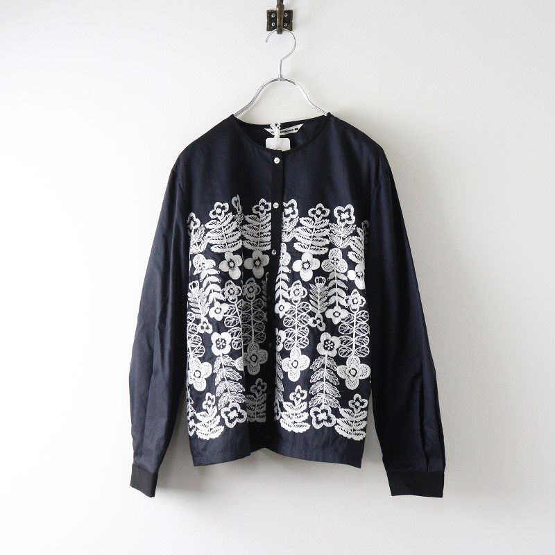 ミナペルホネン　新作　ribbon ブラウス　ブラック　完売　38 ミナペルホネン 新作 ribbon ブラウス ブラック 完売 38