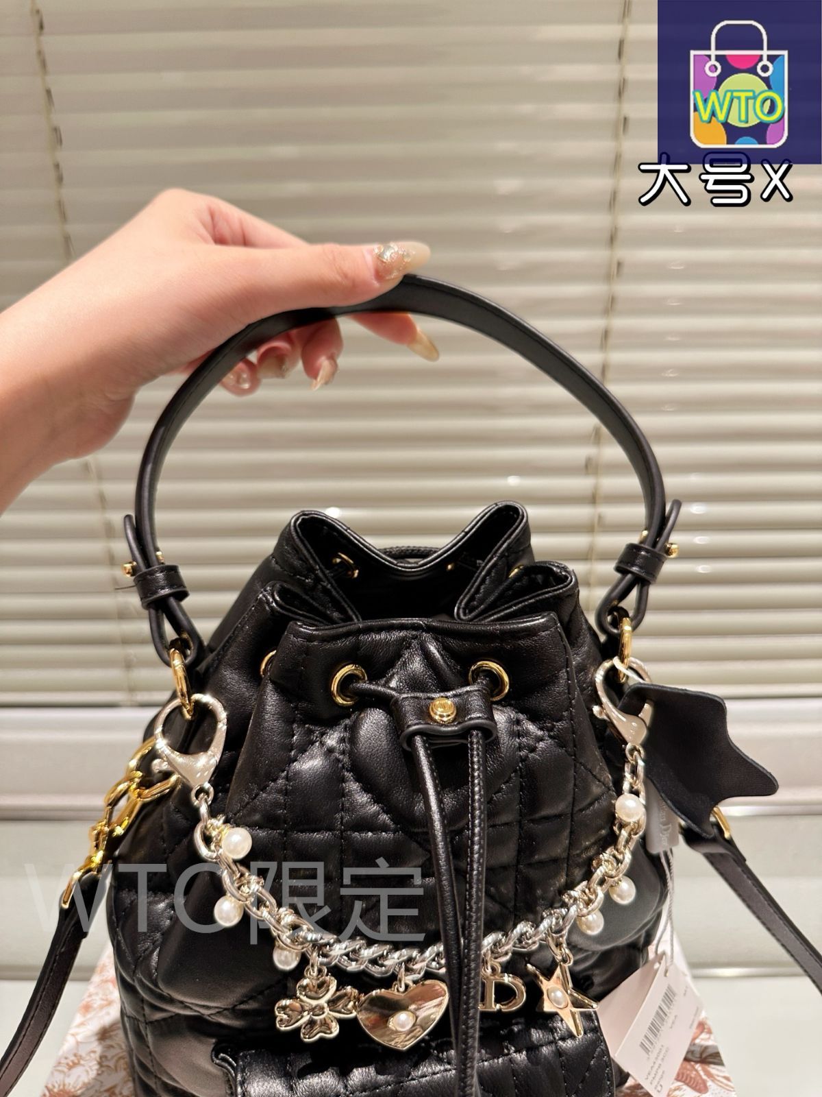 今日 Dior ディオール カロ バケットバッグ 大きなキャンバスステッチと多用途の持ち方デザイン-WTO輸入2 DECORATOM_COM_BR