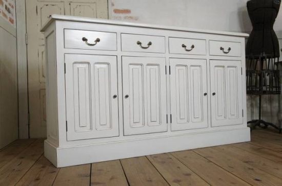 アンティーク調 レジスターカウンター サイドボード 4ドロワー oth-225-WHA