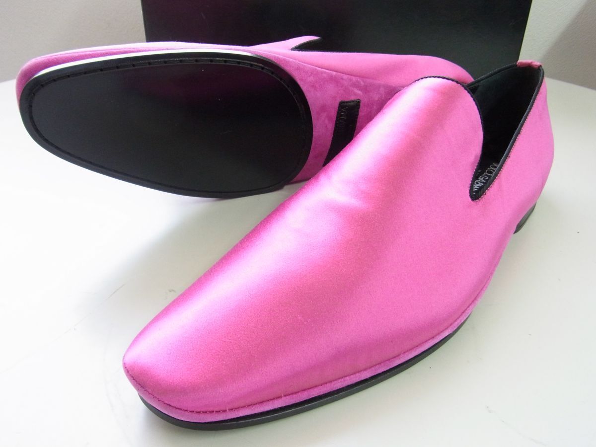 未使用　DOLCE&GABBANA 43 ドレスシューズサイズ28cm 廃盤☆DOLCE&GABBANA ドルチェ＆ガッバーナ ヤギ革シルクルーム