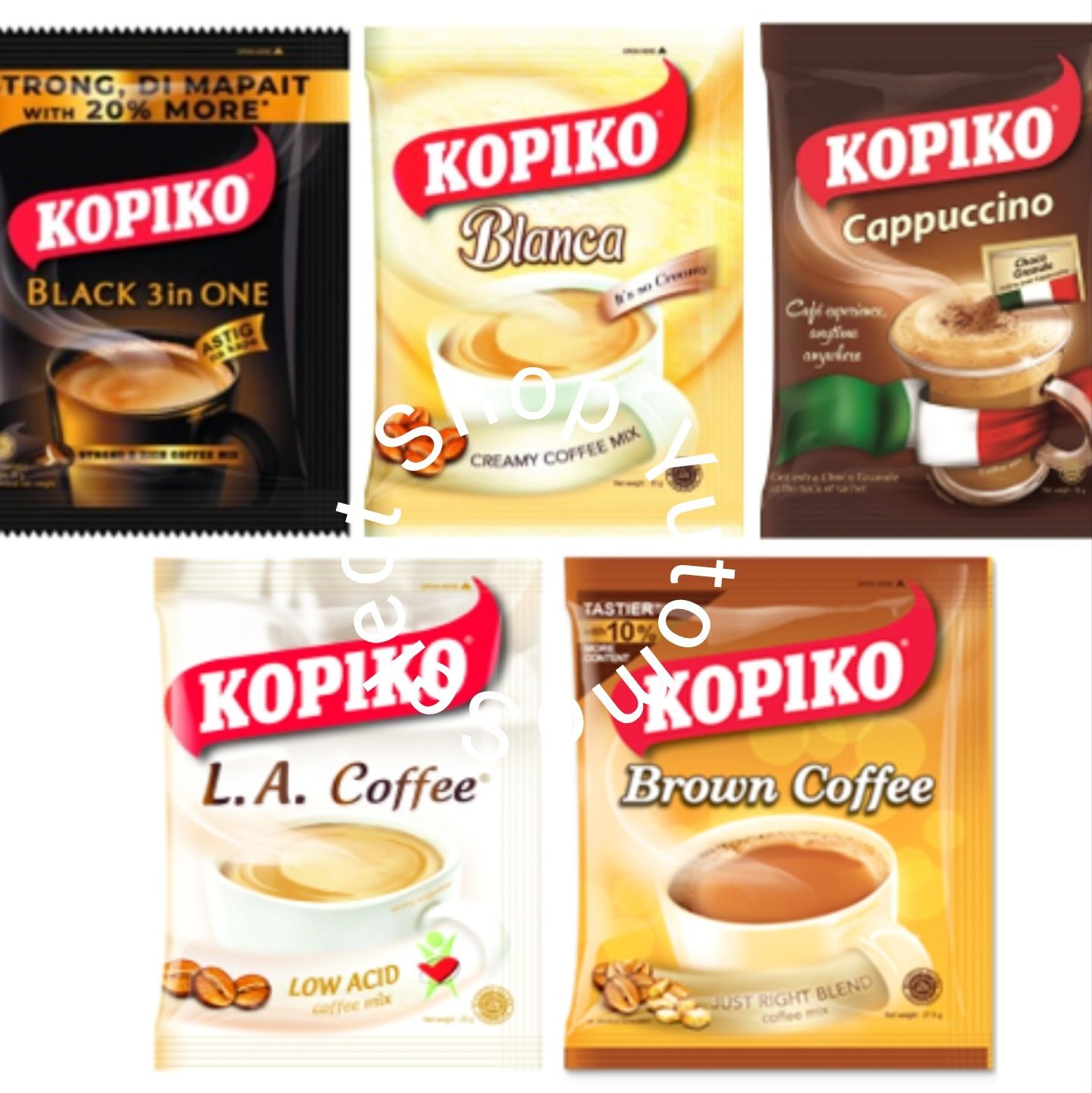 フィリピン コピコ KOPIKO BLACK 3 in ひろく ONE 10袋セット