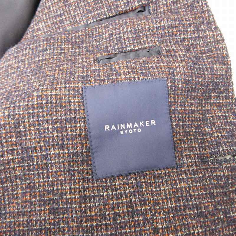 レインメーカー RAINMAKER 20AW MIX TWEED NO COLLAR JACKET
