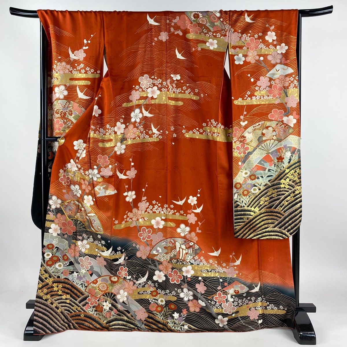 専用 KA761 振袖 身丈159cm 正絹 着物 成人式