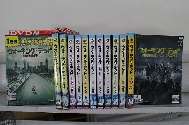 DVD ウォーキング デッド シーズン1～11 ファイナル シーズン シリーズ完結 全88巻 ケース無し発送 レンタル落ち Z3U347