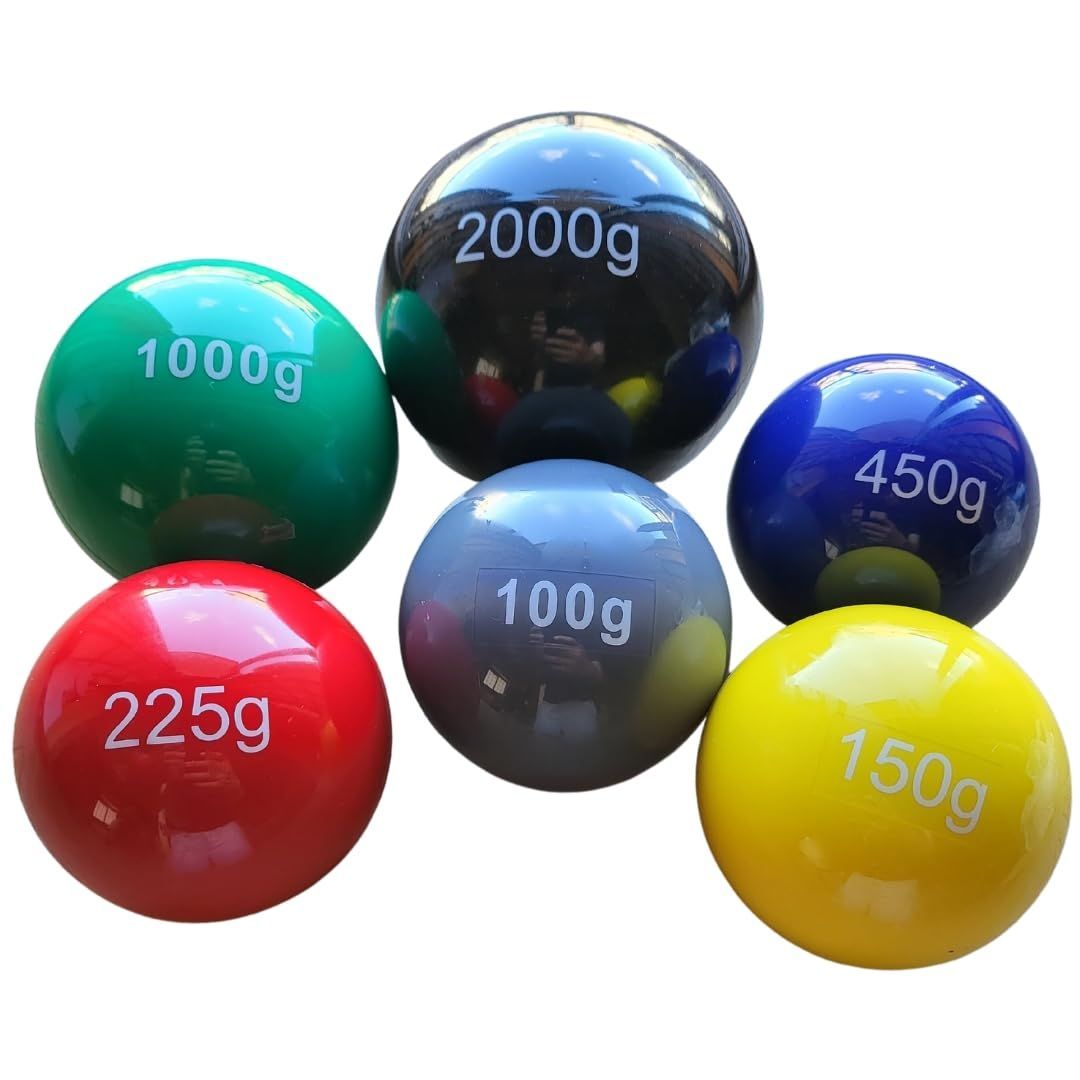 【特価商品】ウエイトボール 6球100g150g225g450g1000g2000g） 野球トレーニングボール