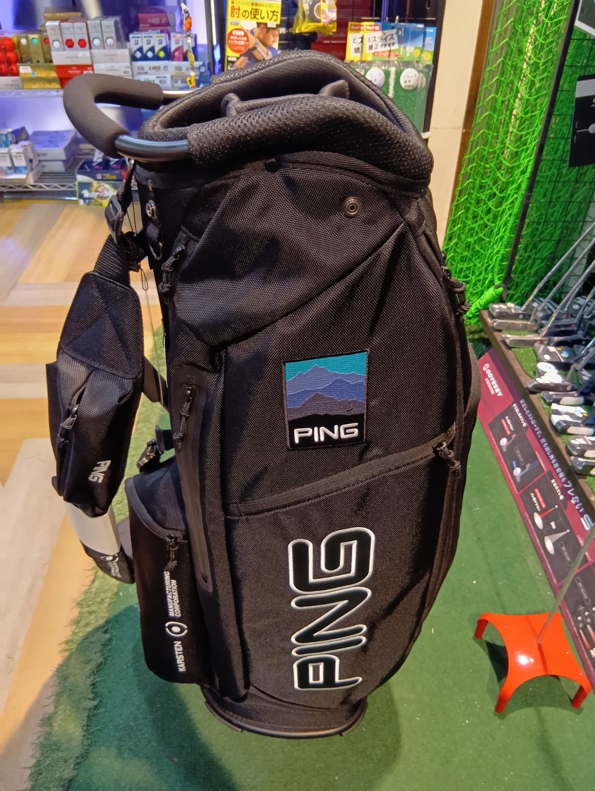 Cb【新品未使用】PING ピン キャディバッグ CB-N2504 アウトドア 9.0型 