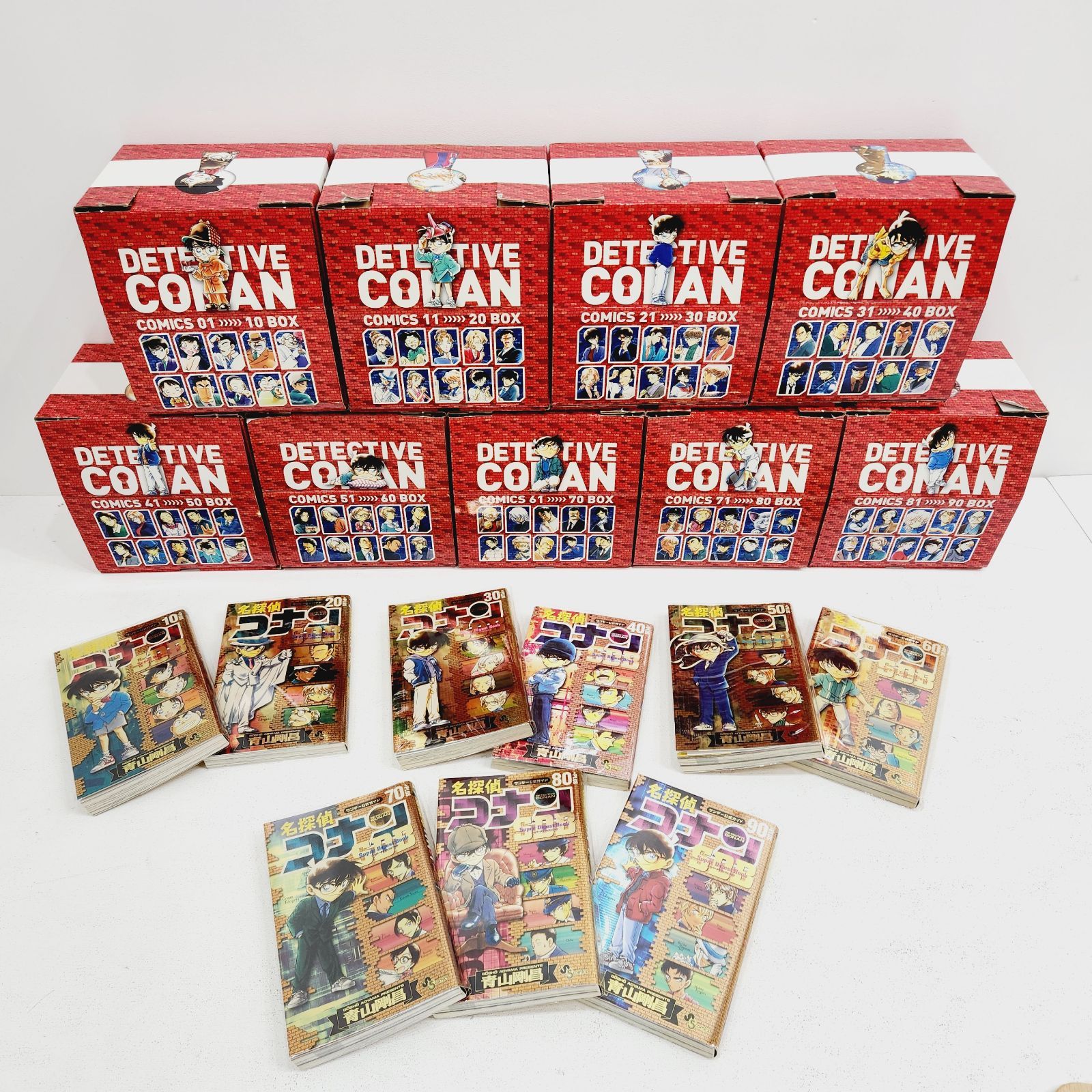 小牧店】名探偵コナン 1～90巻コレクションBOX・9BOX／PLUS