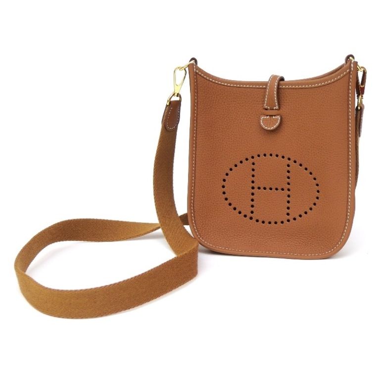 エルメス HERMES ショルダーバッグ エヴリンTPM アマゾン G金具 B刻印 