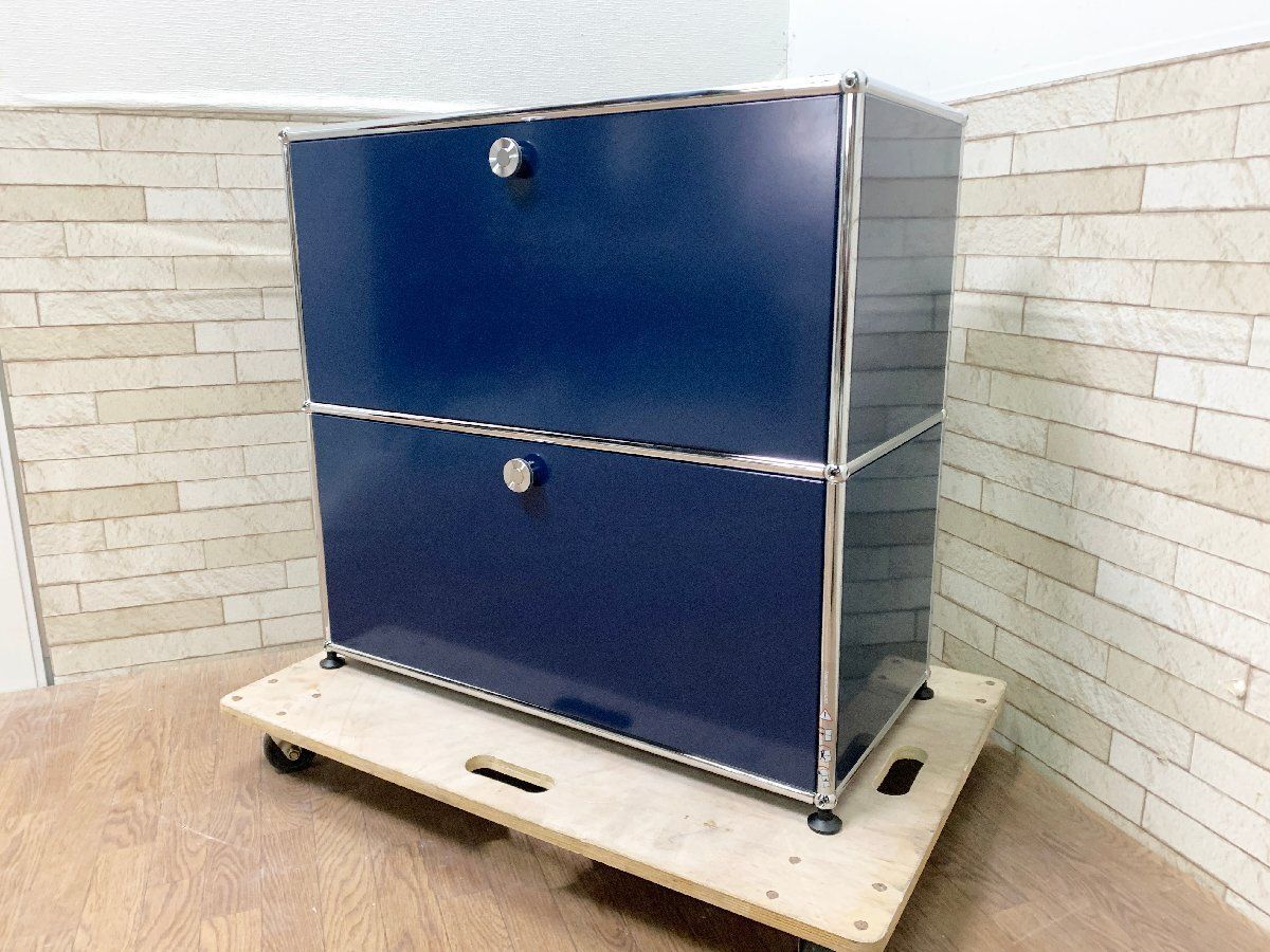 昭和レトロ】マルニ キャビネットキッチンワゴン 地中海ロイヤル