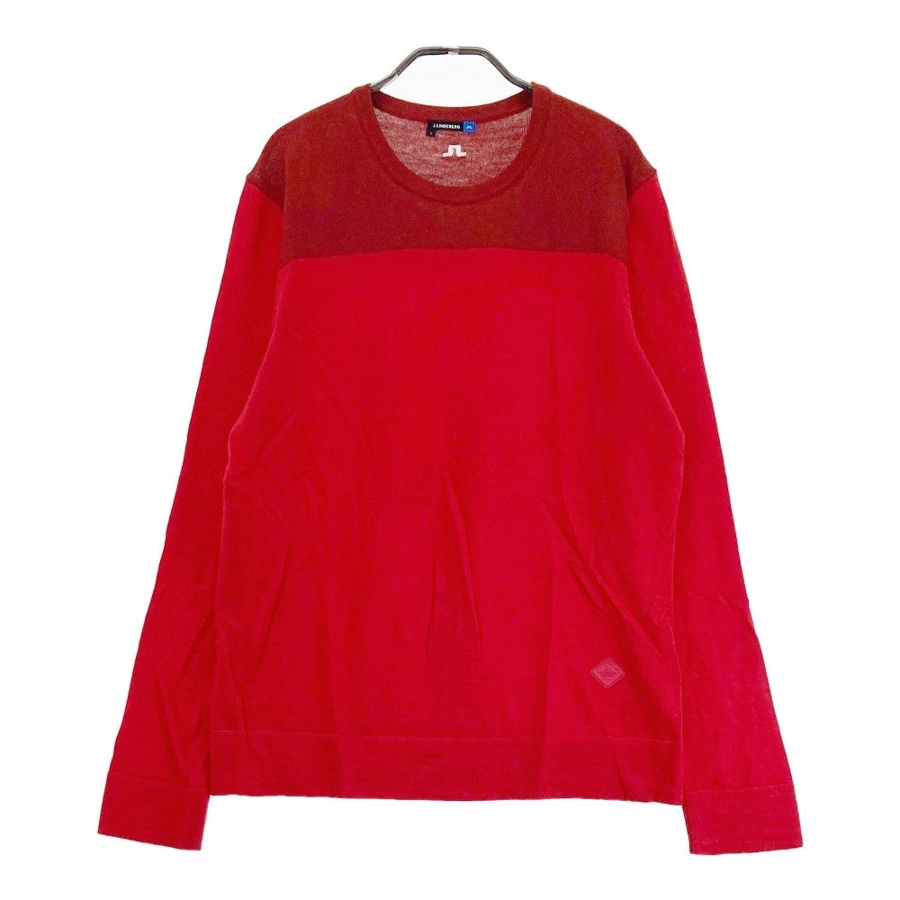 J.LINDEBERG ジェイリンドバーグ ニットセーター レッド系 S