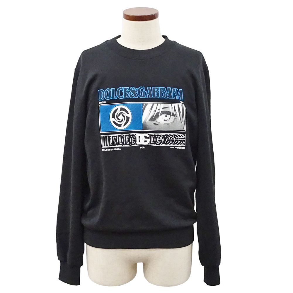 栄】ドルチェ&ガッバーナ トレーナー 呪術廻戦 五条悟 44 ブラック 綿