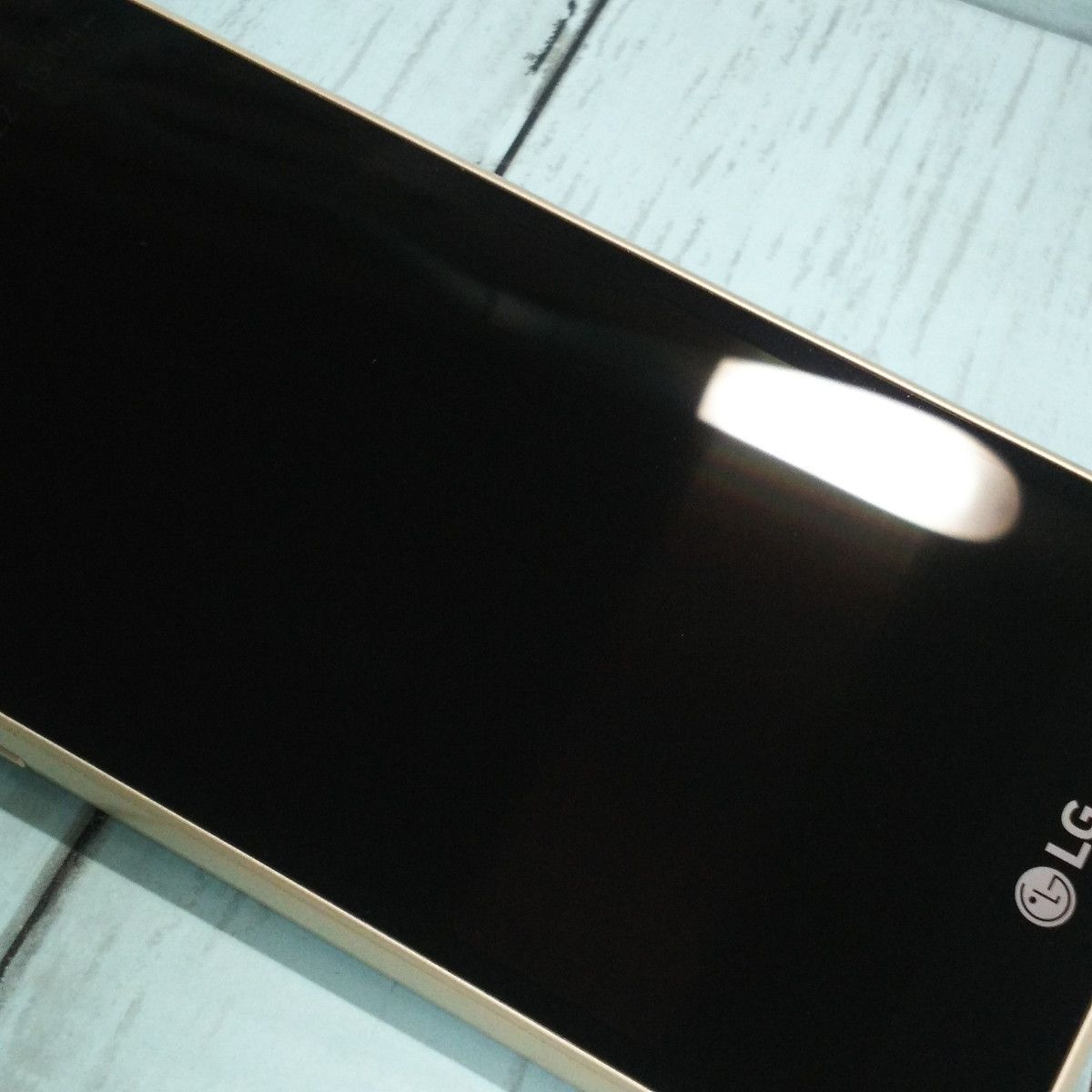 LG電子 LG X screen LGS02 Chanpaign gold J:COMモデル 本体 白ロム 