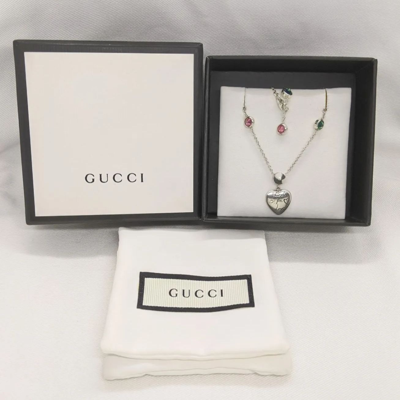 超人気 GUCCI グッチ シルバー ブラインド フォー ラブ ハート