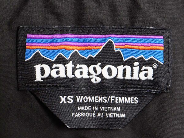 patagonia - 21年製 パタゴニア 中綿 キルティング ジャケット レディース XS 古着 Patagonia アウトドア ナイロン ブルゾン フルジップ ハイネック 黒 お得なクーポン配布中!】 21年製 パタゴニア 中綿 キルティング
