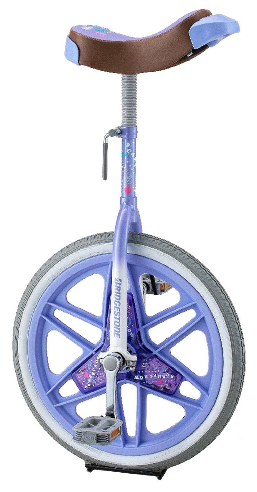 ブリヂストン BRIDGESTONE スケアクロウ 一輪車 小学生 子供 ラベンダー 18インチ スタンド付き ギフト ラベンダー LV スタンド有 旧モデル 18インチ