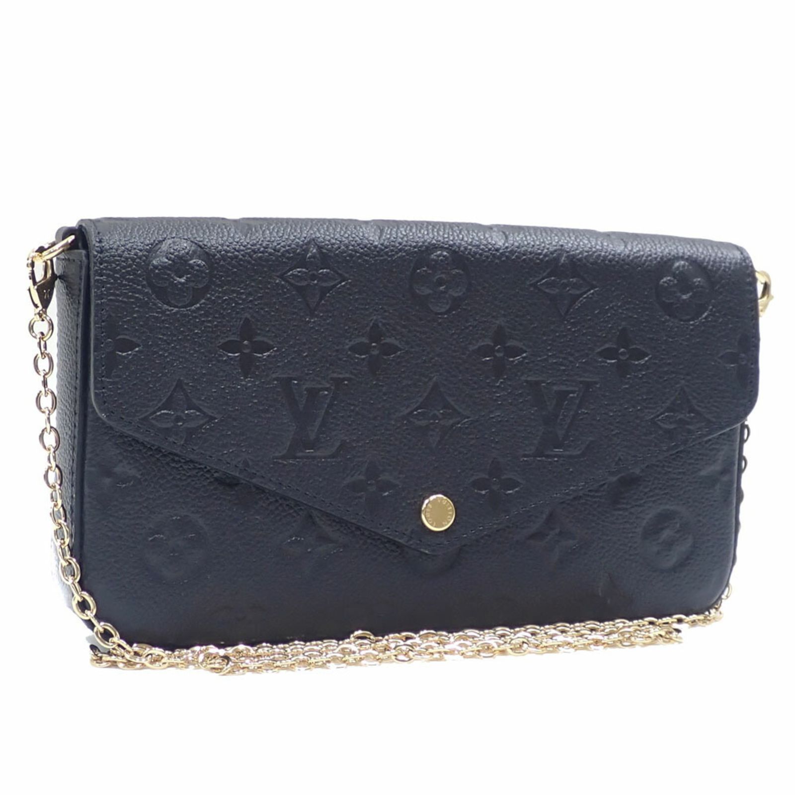 ルイ ヴィトン Louis Vuitton ルイ ヴィトン チェーンショルダーバッグ モノグラムアンプラント ポシェット フェリシー レディース M82477 ノワール ブラック 黒