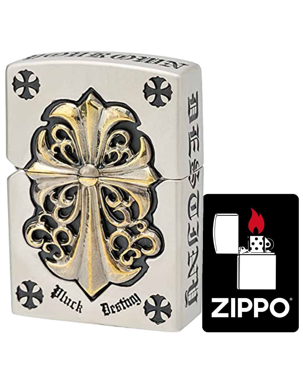 ZIPPO cross シルバー ZIPPO ジッポ ライター スターリング