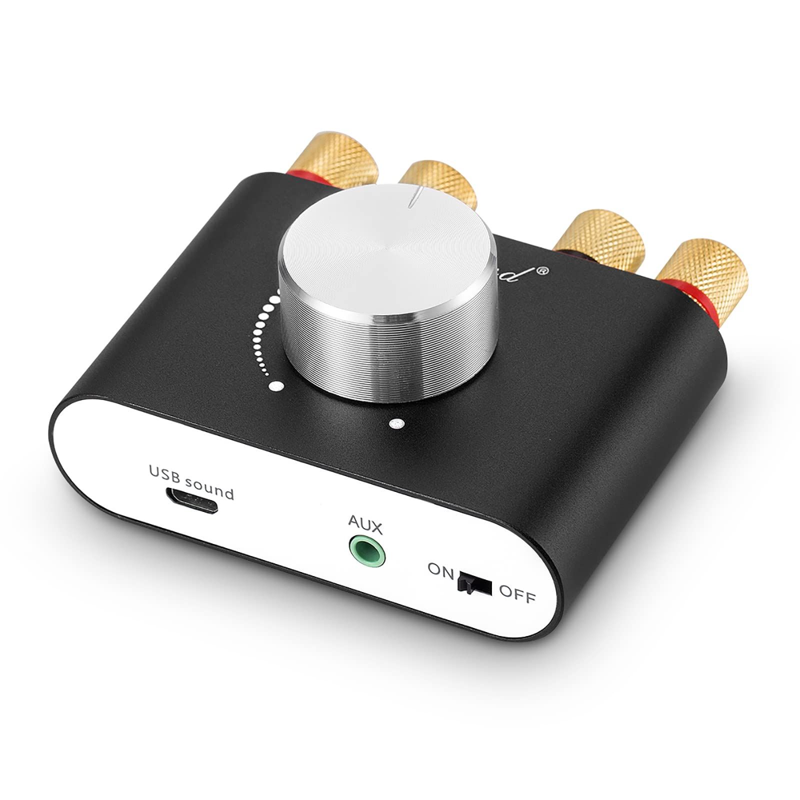 Nobsound New NS-01G Pro パワーアンプ bluetooth 5.0 100W アンプ スピーカー HiFi オーディオ 電源付き (アップグレード版)
