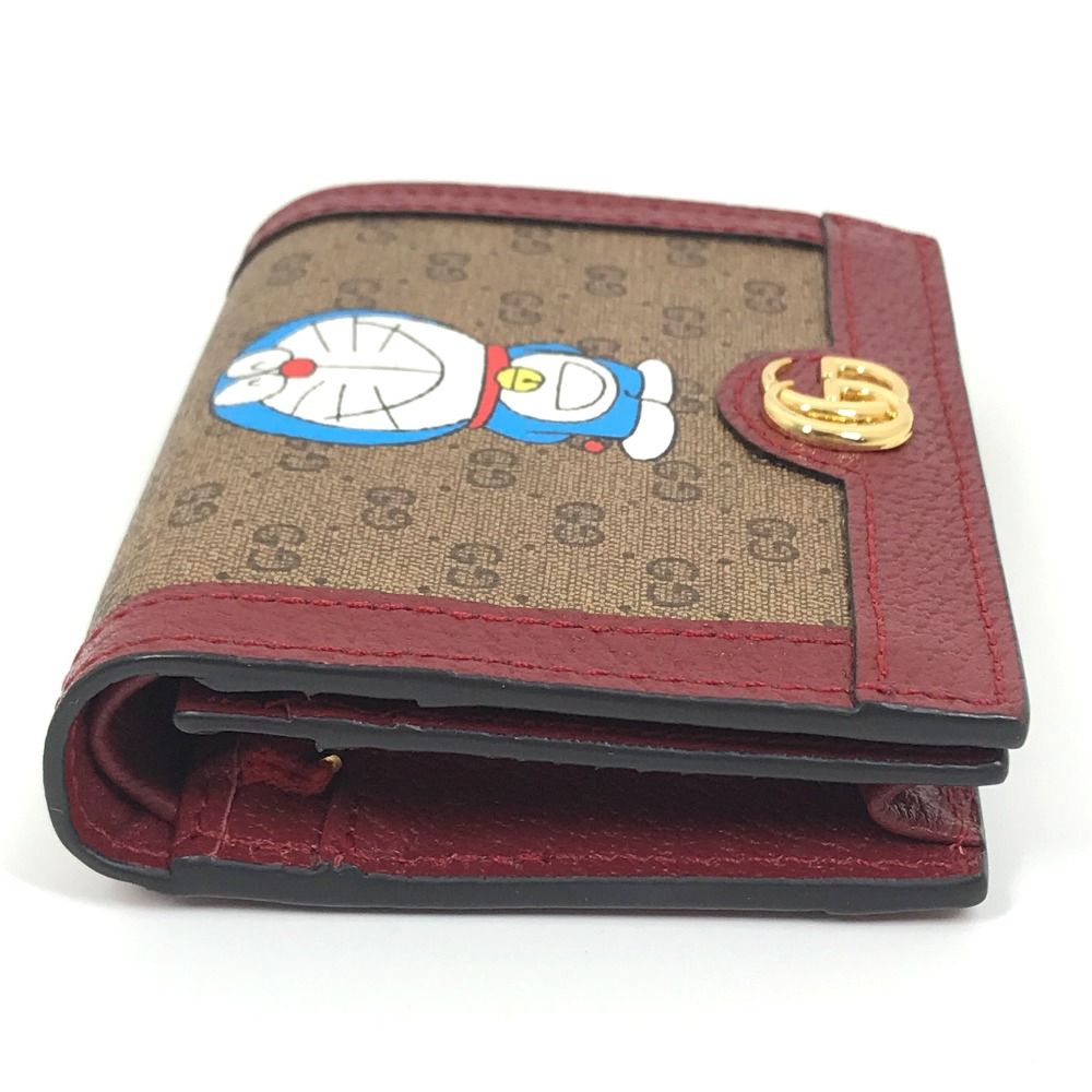 GUCCI グッチ 2つ折り財布 ドラえもん×GUCCI 647788 GGスプリーム