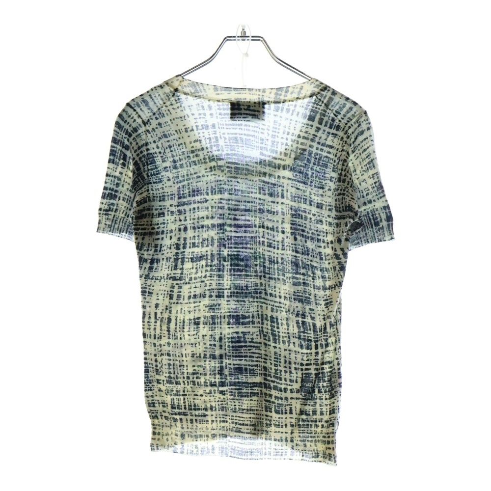 17SS PRADA プラダ Tシャツ レーダー柄 ナイロン 気象 総柄