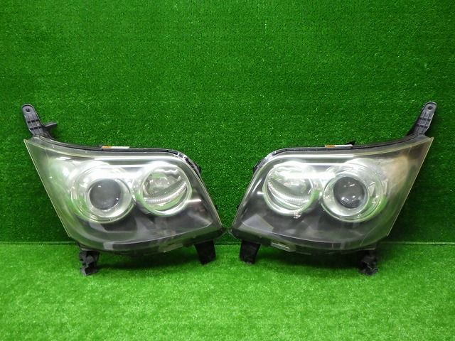 ダイハツ L175S L185S ムーヴカスタム 前期 ヘッドライト左右 HID 100-51867 バラスト付 250509038