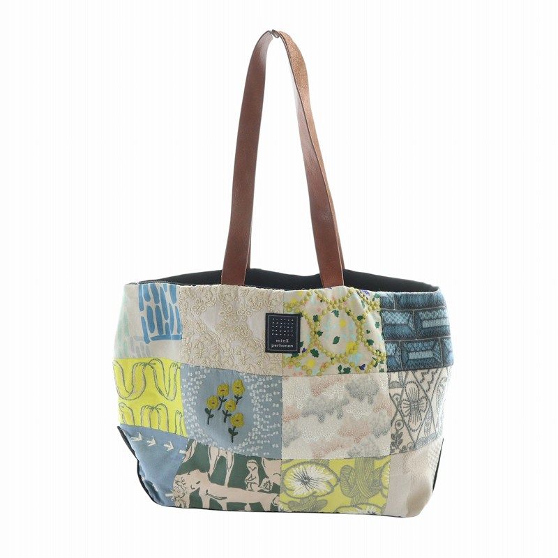 ①ミナペルホネン　ハンドメイド　トートバッグ mina perhonen - ハンドメイド ミナペルホネン トートバッグ専用