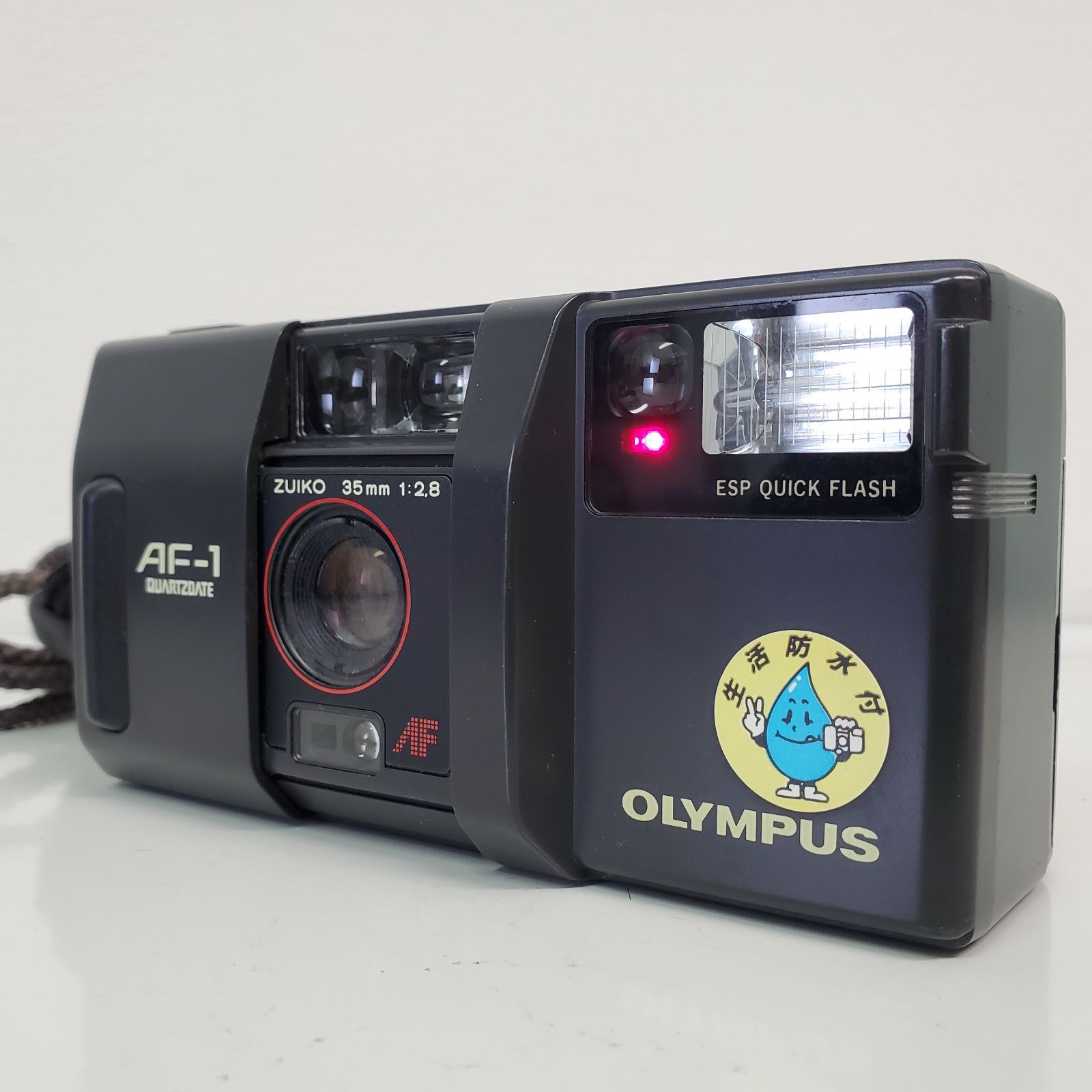 通電・基本動作確認 オリンパス OLYMPUS AF-1 AF1 ぬれてもピカソ ぬれピカ 生活防水機能付き オートフォーカス 35mm フィルムカメラ