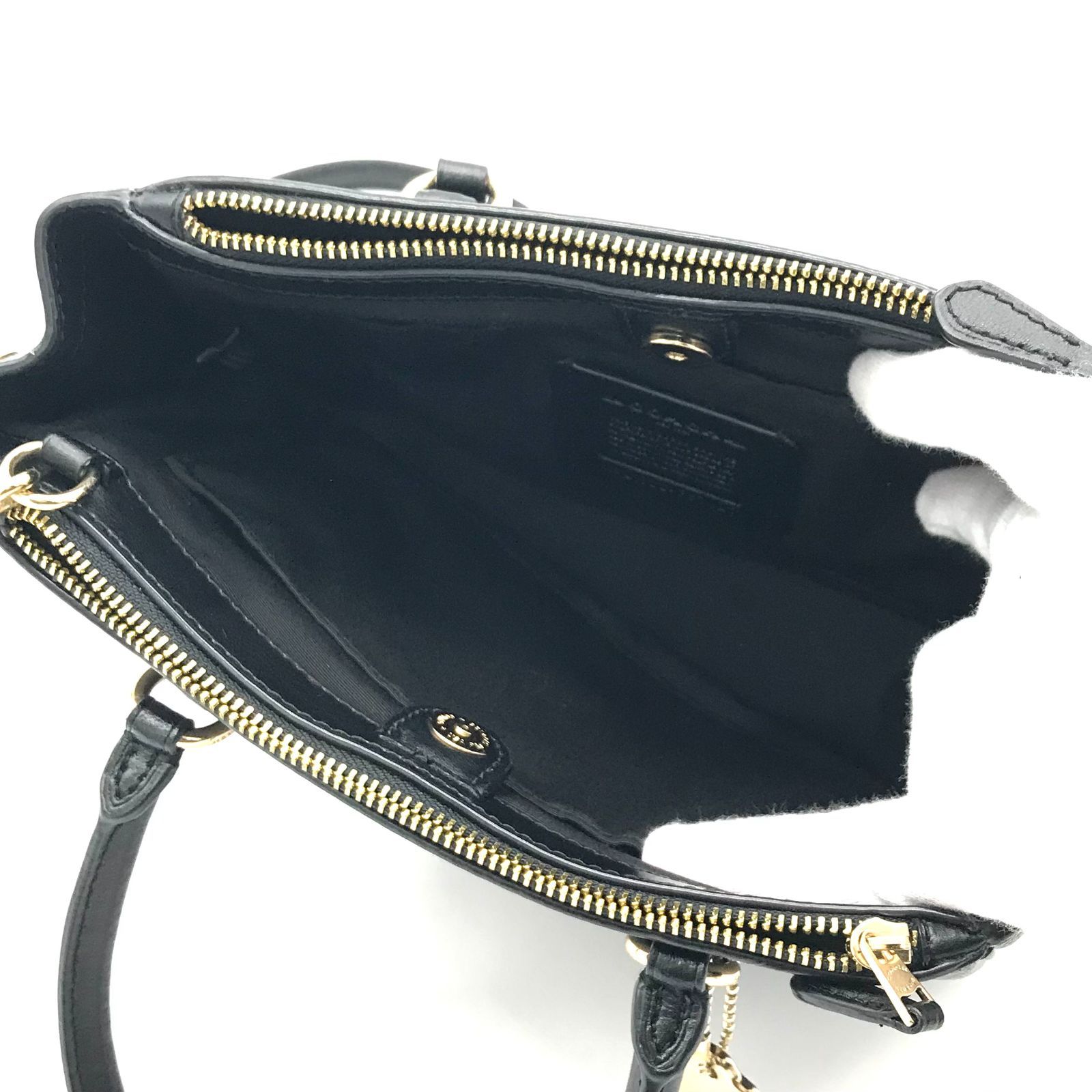 ▽COACH シグネチャー ミニ サリー キャリーオール バッグ 2way - メルカリ