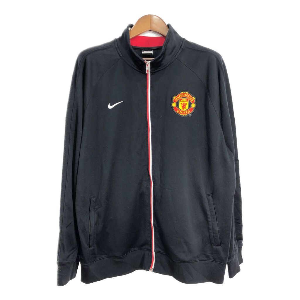 NIKE MANCHESTER UNITED トラックジャケット　XL レア《ナイキ》マンチェスターユナイテッド刺繍トラック