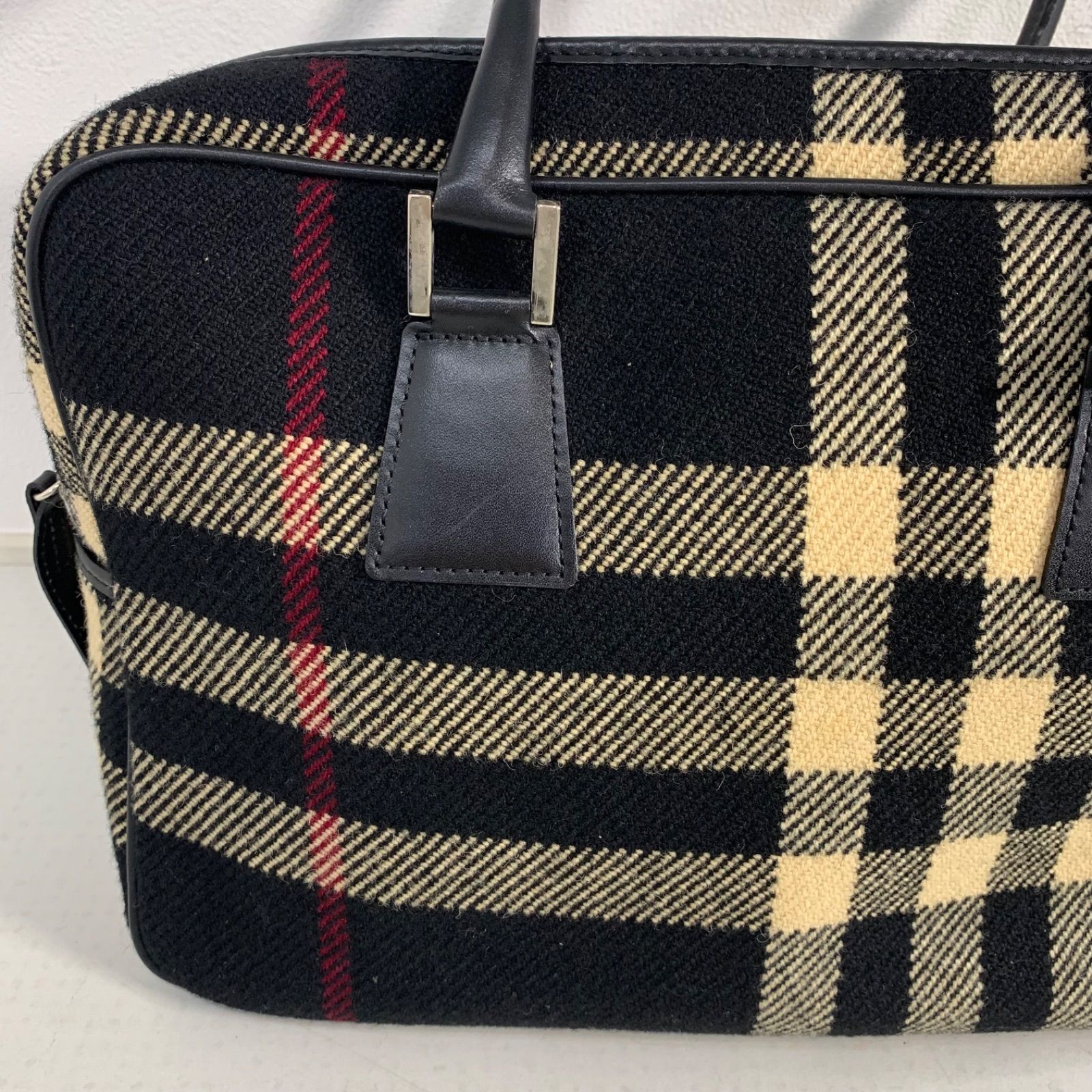 バーバリー BURBERRY チェック柄 ハンドバッグ 肩掛け ショルダー 