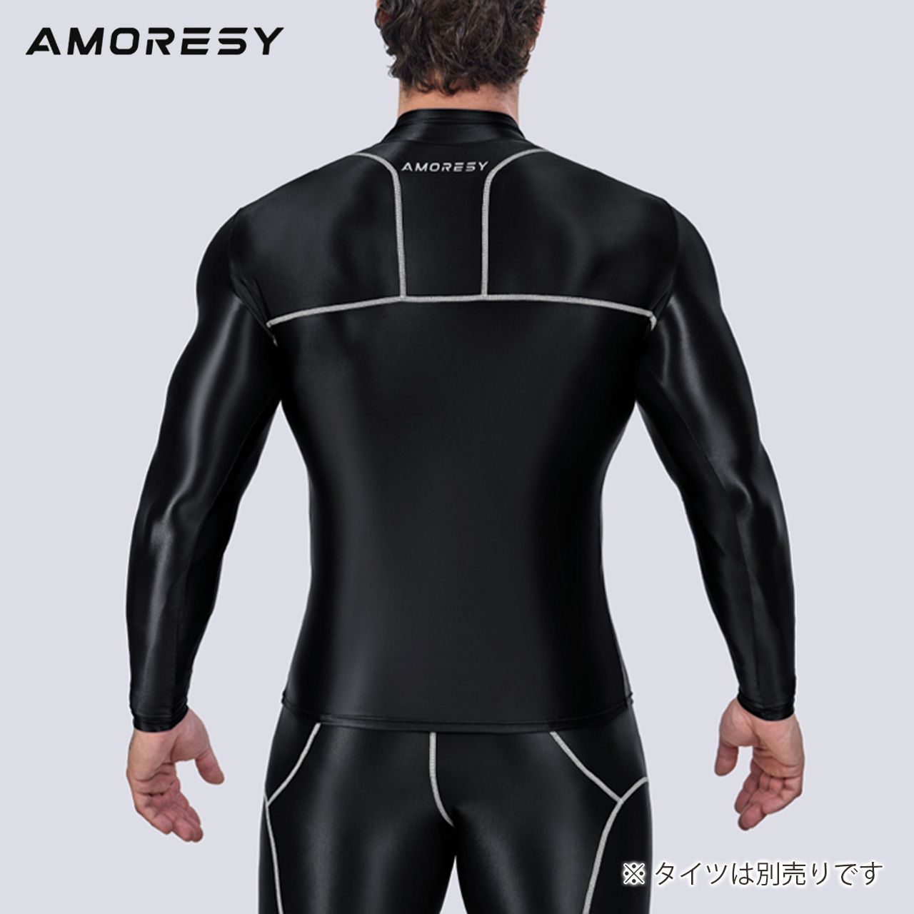 早割シーズン券 Jupiter アモレシー AMORESY メンズ フィットネス ハーフジップ 水着・ラッシュガード
