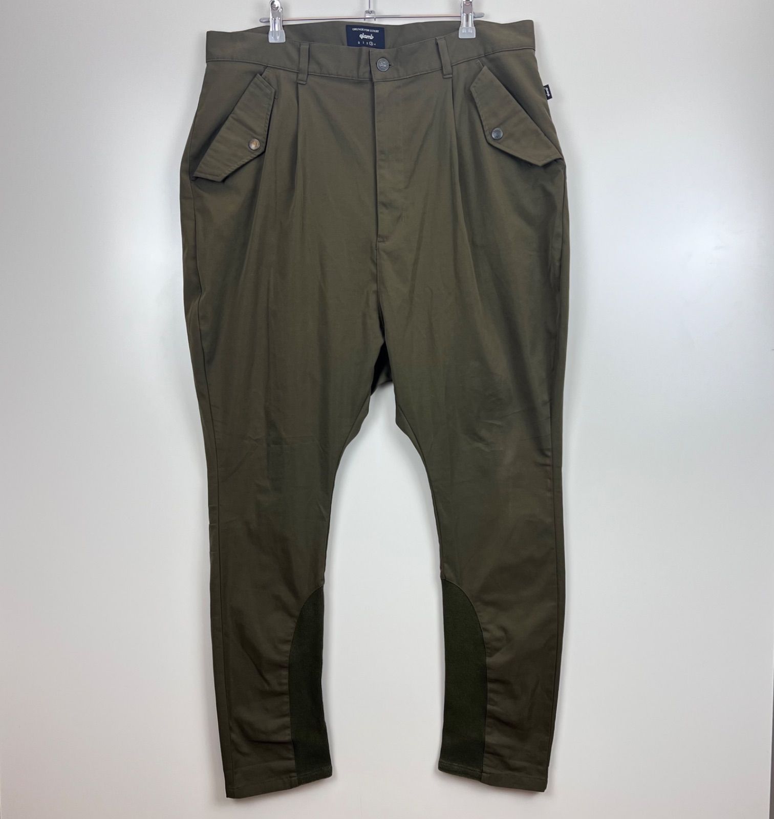 glamb Simon jodhpurs pants olive 3 GB0119/P02 street グラム
