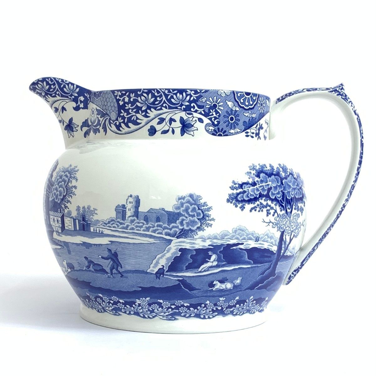 英国 SPODE スポード ブルーイタリアン ポット ////cdh 英国 SPODE スポード ブルーイタリアン ポット ////cdh