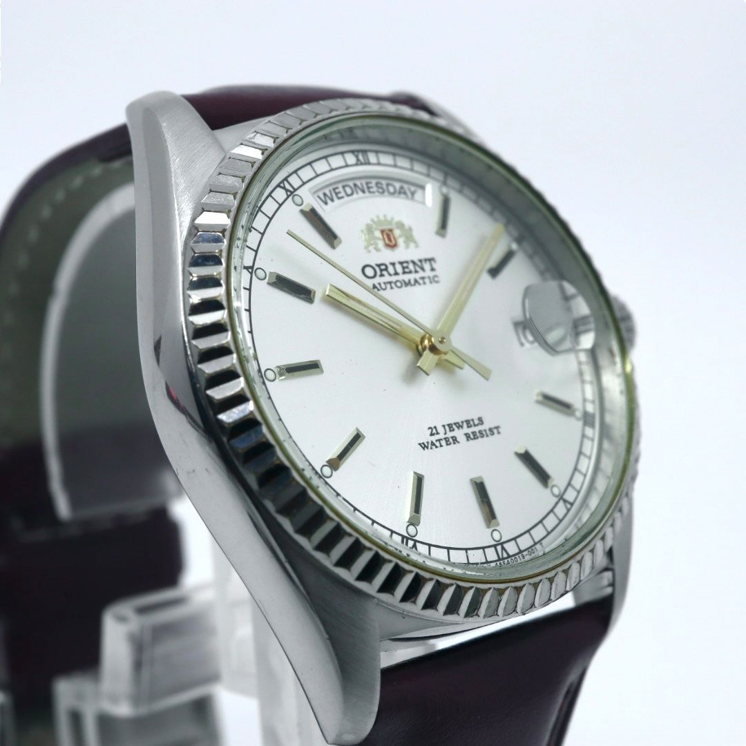 ORIENT オリエント 3スター クリスタル 21石 自動巻き デイデイト 2026