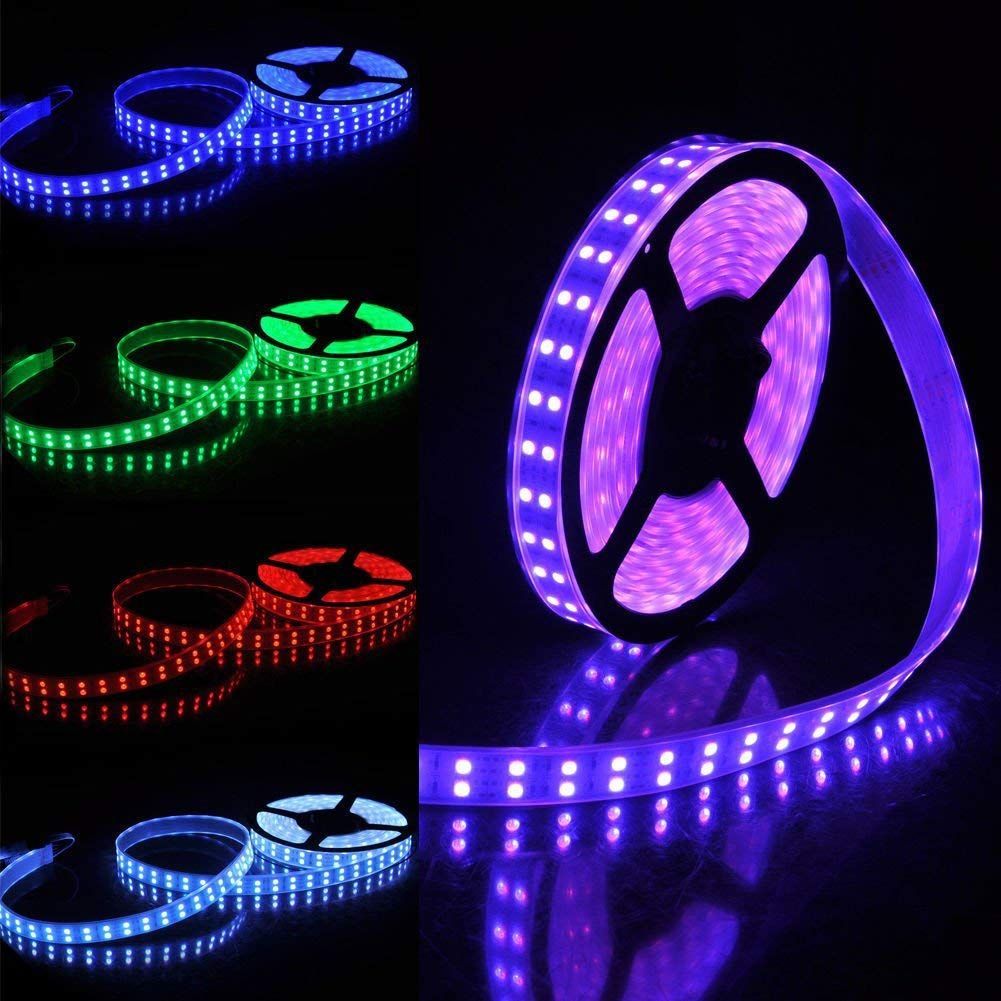 【数量限定】RGB) (12V 屋外/ショーケース/漁船/船舶/トラック/航海灯/屋外照明/led間接照明 正面発光 白ベース ホワイト 白 長持ちカバー付 おしゃれ 明るい 簡単設置 強力 二列式 600連SMD5050 12V 