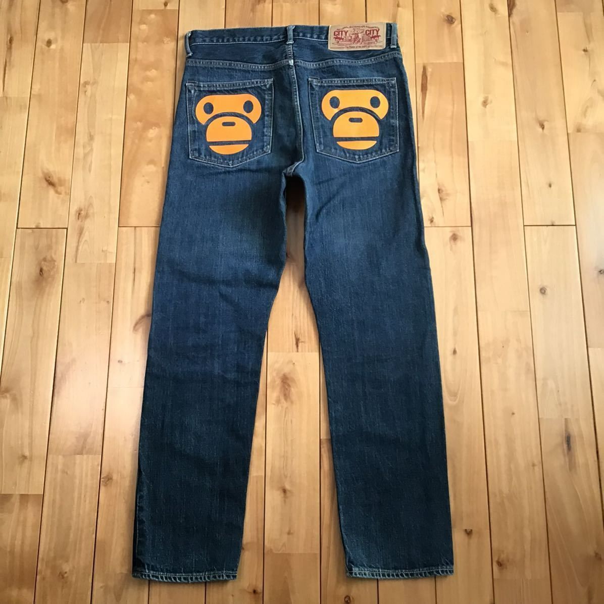メンズ A BATHING APE ベビーマイロデニム Mサイズ