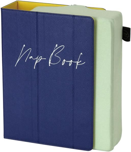【新品・5営業日で発送】(スパイス)Nap Book 立てて置ける仮眠まくら ブルー YBLS2210BL