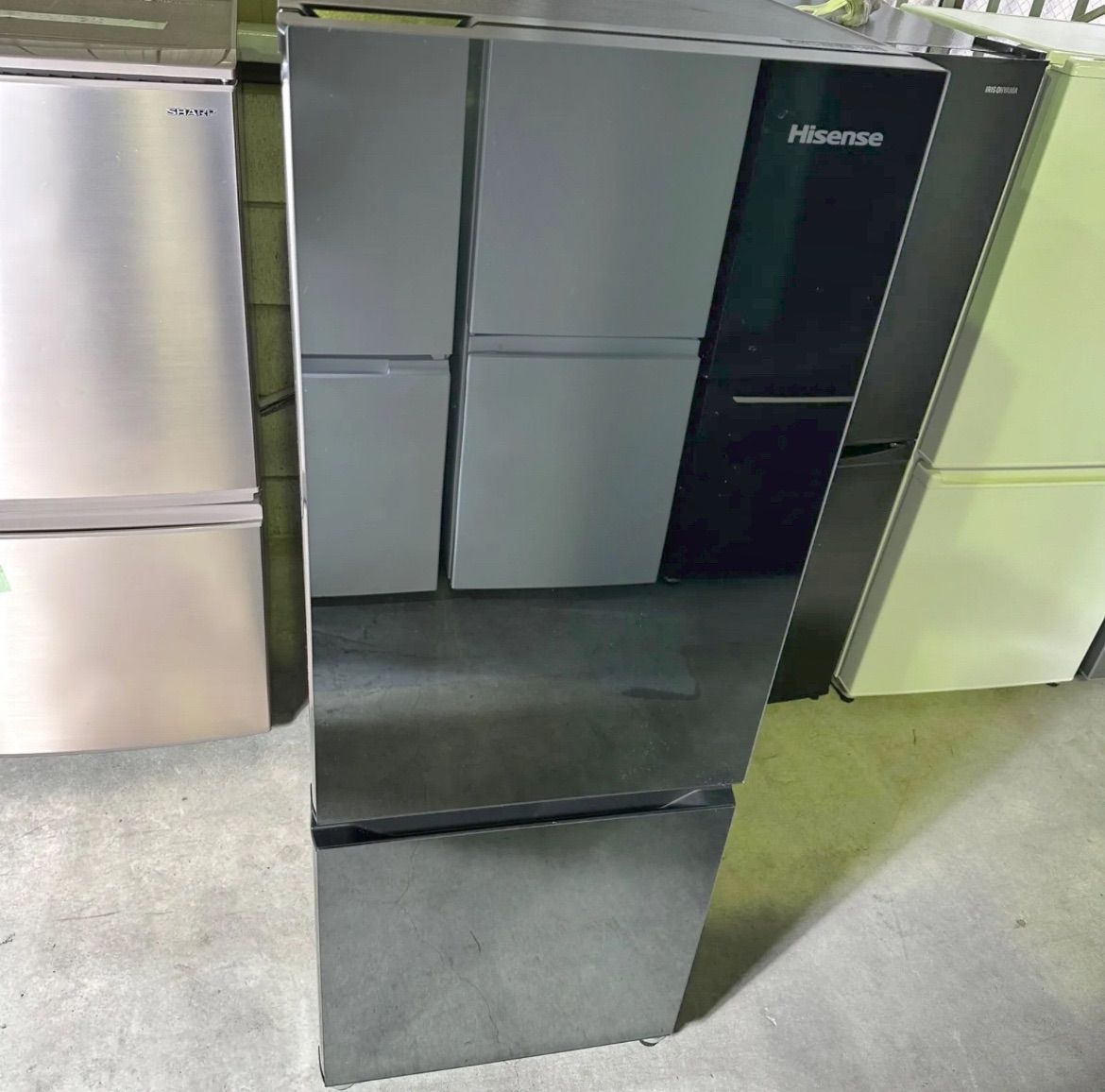 □2023年製 美品 Hisense ハイセンス ノンフロン冷凍冷蔵庫 HR-G16AM