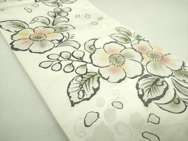 平和屋着物○六通柄袋帯 辻が花 金銀糸 正絹 逸品 DAAQ3055ps